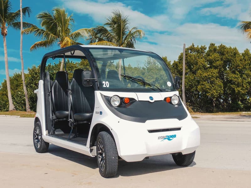 4 passenger electric car